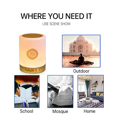 Portable Quran Speaker Lamp